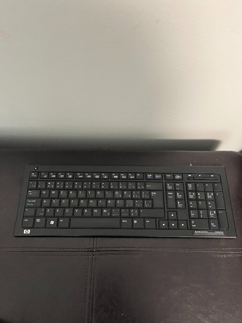 HP Wireless Elite Keyboard RK713A Black No Receiver